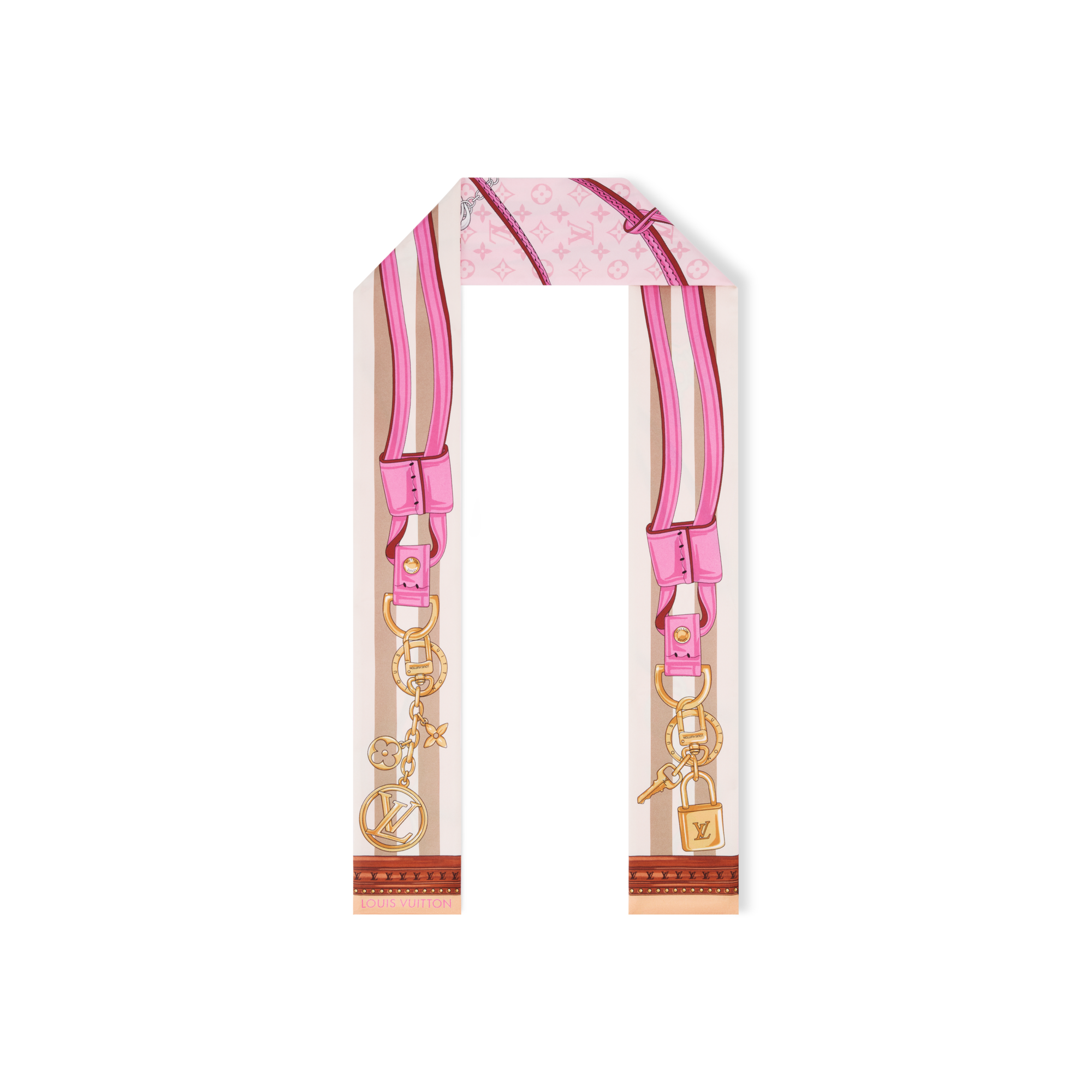 Pink - Women - Luxury Silk Squares and Bandeaus | LOUIS VUITTON